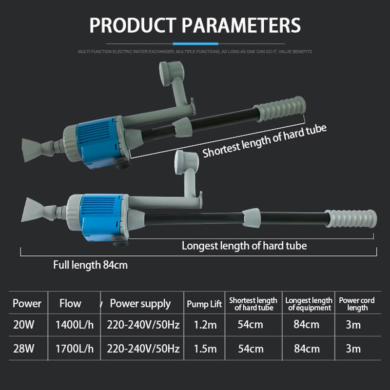 Electric Siphon w Pump 20/28W